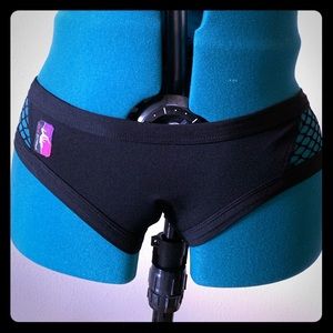 Bad kitty fishnet side shorts